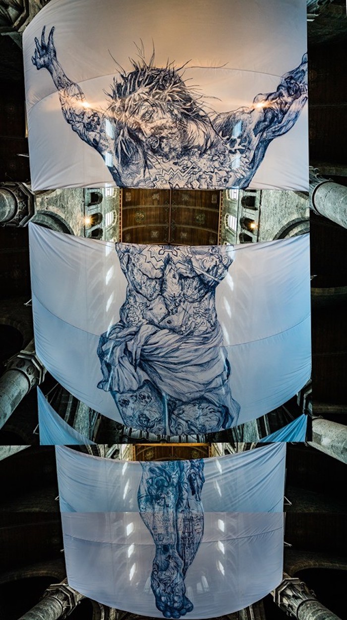 Instersections - Installation Eglise Saint-Jacques Instersections - Installation Eglise Saint-Jacques